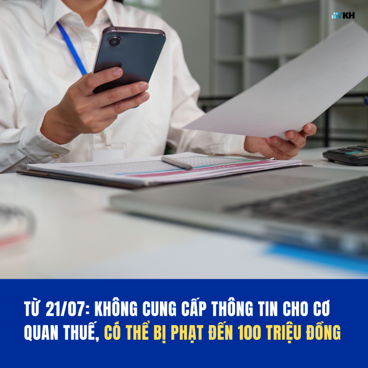 Không Cung Cấp Thông Tin Cho Cơ Quan Thuế Có Thể Bị Phạt Đến 100 Triệu Đồng?