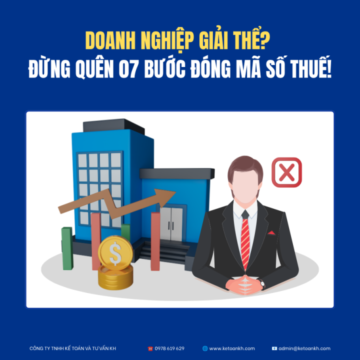 Doanh nghiệp đừng quên 7 bước đóng mã số thuế