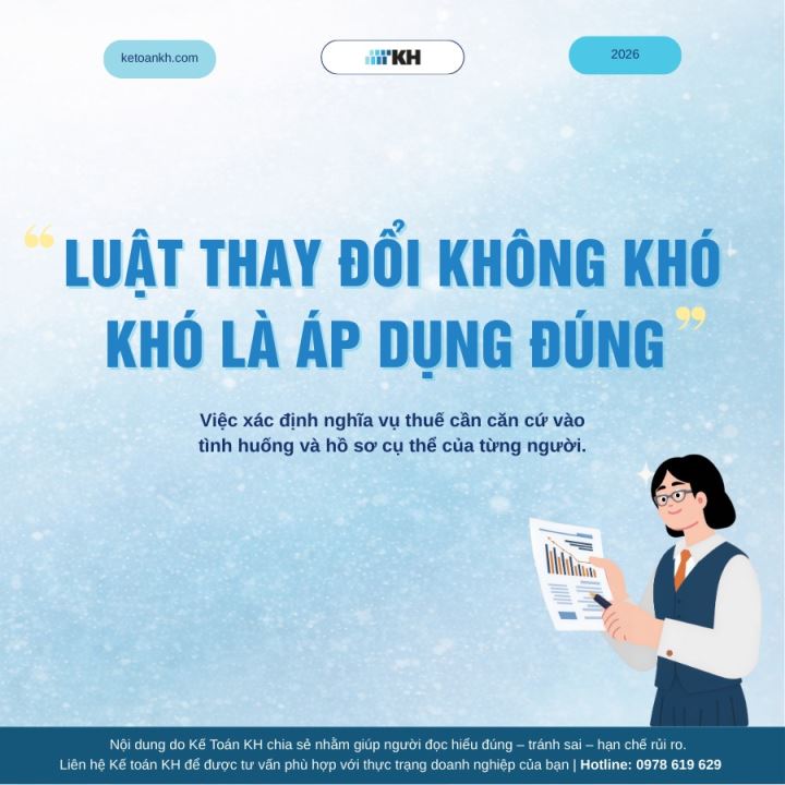 Những hiểu lầm phổ biến về thuế thu nhập cá nhân theo chính sách mới năm 2026